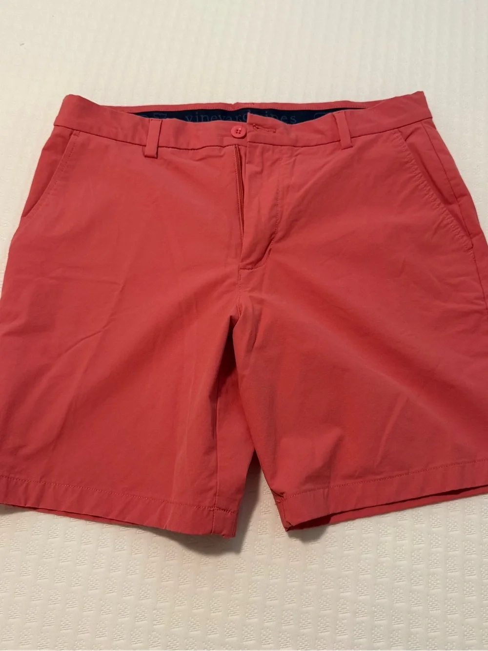 Vineyard Vines Men's Coral Flat Front Shorts